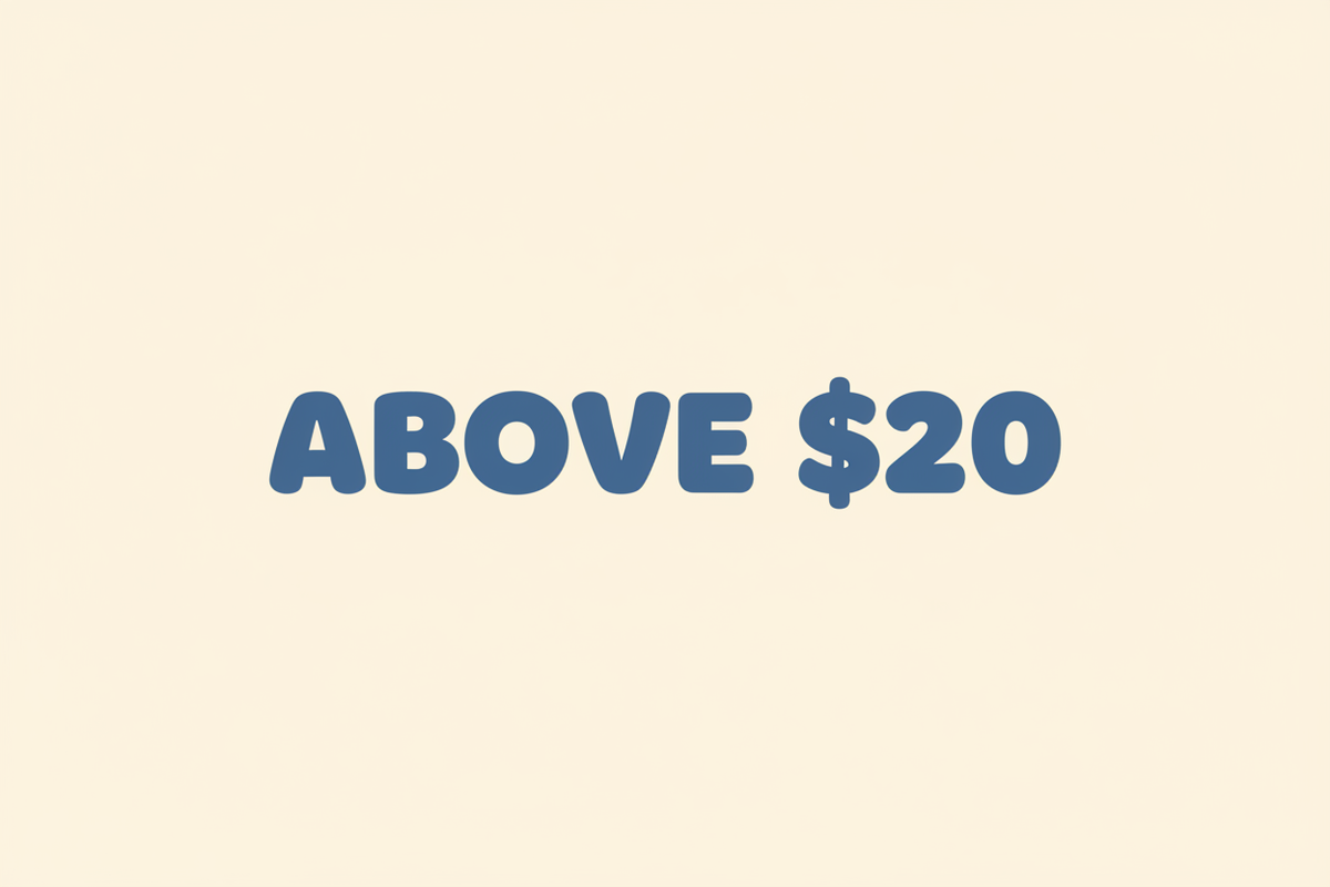 Above 20