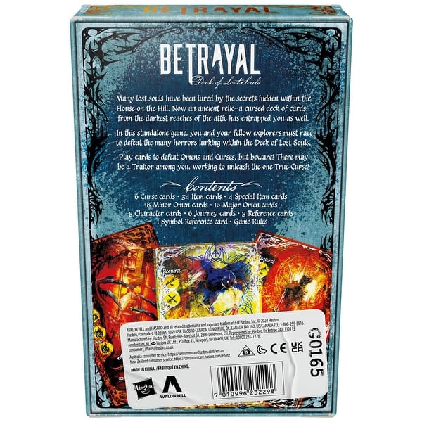 Avalon Hill Betrayal Deck of Lost Souls Card Game
