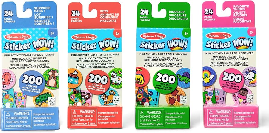 Melissa & Doug Sticker Wow! Mini pad with stickers - purchase stickers wow separately