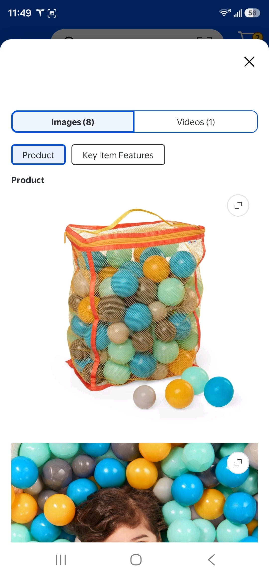 Battat Bag of Balls Build City 100 Plastic Play Balls for Ball Pit with Reusable Storage Bag for 12  Months +