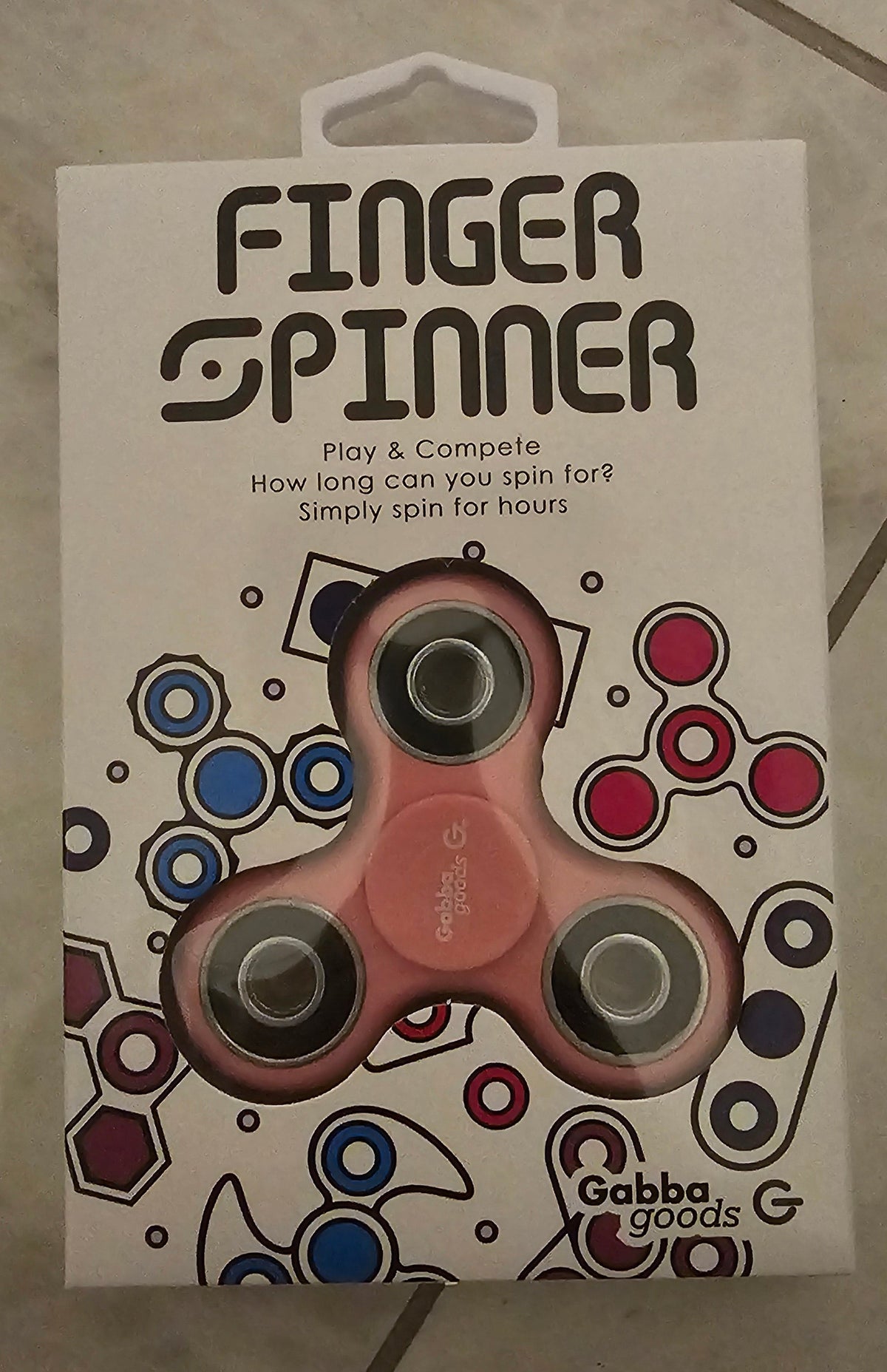 Gabba Goods Finger Spinner - pink!