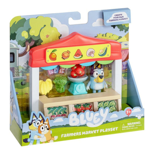 Bluey Toys Farmers Market Playset with Figure, One Size
