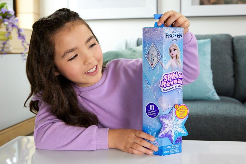 Disney Frozen Elsa Doll Set with 11 Surprises & Accessories