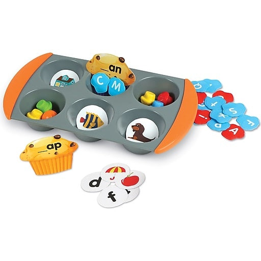 Learning Resources Mini Muffin Phonics Set, 70 Pieces, Ages 4+