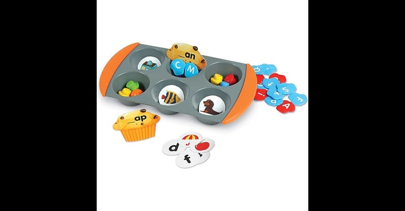 Learning Resources Mini Muffin Phonics Set, 70 Pieces, Ages 4+