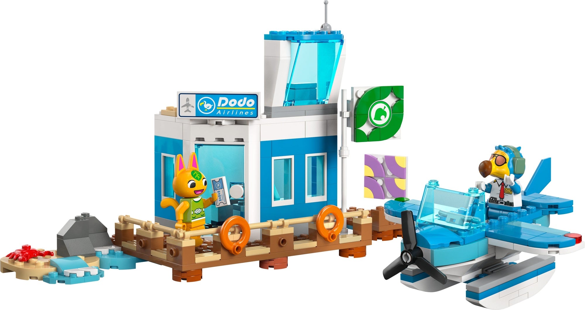 Lego Animal Corssing Dodo Airlines Airport Building Set, 292 pc