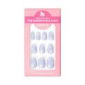 Olive & June Floral Doodle S Round Fake Nails, 32ct