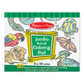 Melissa & Doug Jumbo Coloring Pad - 50 Animal Pictures