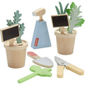Fisher-Price Wooden Herb Garden Playset, 12 Pieces for Preschool