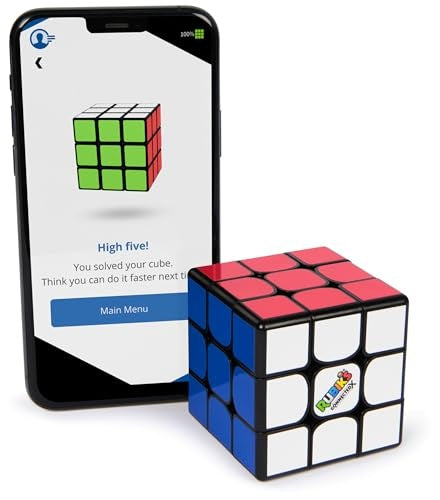 Rubik's ConnectedX Bluetooth 3x3 Cube, 6x2.63x7.5, Pack of 1