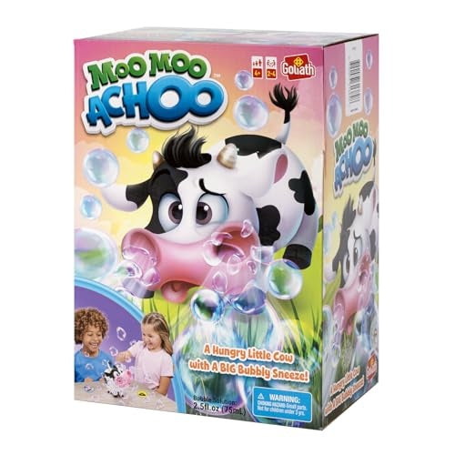 Goliath Games Moo Moo Achoo Game | Gather Clover, Sneezes Bubbles