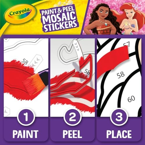 Crayola Paint & Peel Mosaic Stickers