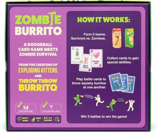 Exploding Kittens Zombie Burrito game