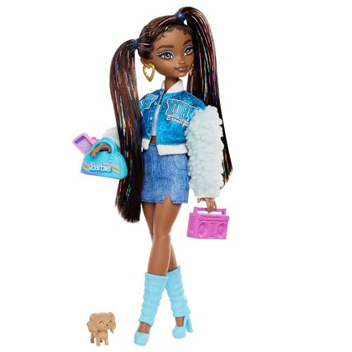 Barbie Brooklyn Fashion Doll with 8 Accessories