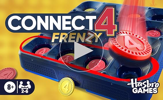 Hasbro Games Connect 4 Frenzy - Family Party Game, Ages 8+