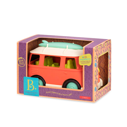 Battat Happy Cruisers Orange Bus Van Toy