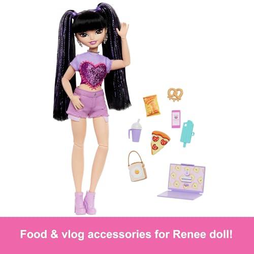 Barbie Dream Besties Renee Doll Playset with 11 Accessories