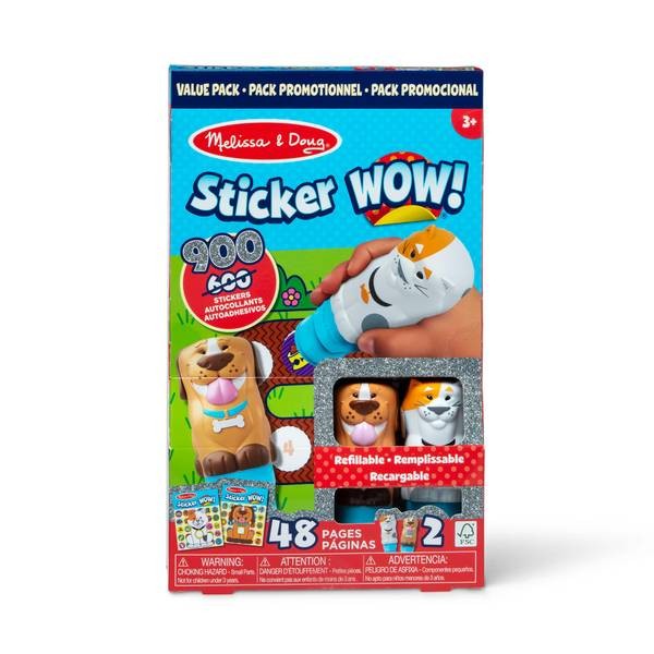 Melissa & Doug Sticker WOW! Activity Pad & Stamper Value Pack