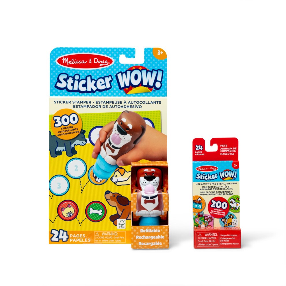 Melissa & Doug Sticker WOW Dog Bundle: 500 Stickers, Activity Pad