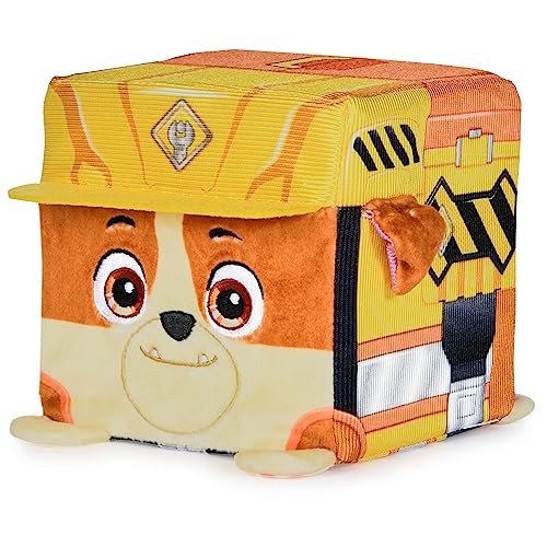 Rubble & Crew 4-Inch Cube-Shaped Rubble Plush Toy, Pack of 1