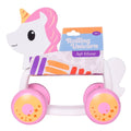 Sunny Days Unicorn Roller Pull Toy Rattle: Gross Motor Skills baby gift