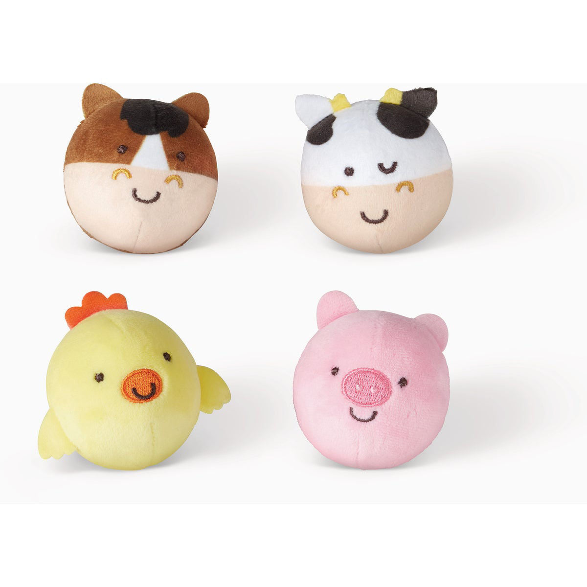 Melissa & Doug Rollables Farm Friends Toy, 4 Pieces, 11.75" H