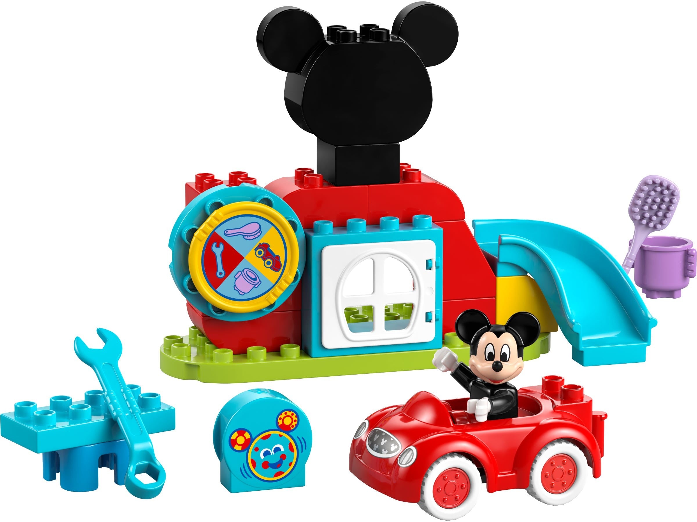 LEGO DUPLO Mickey Mouse Clubhouse Car Building Kit, 27 pieces