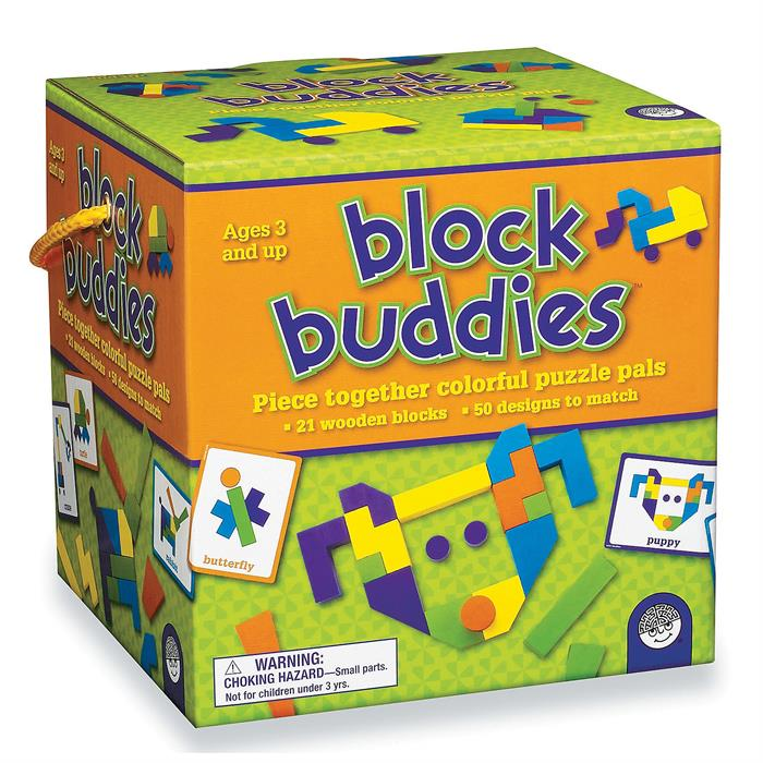 Mindware Block Buddies Wooden Blocks