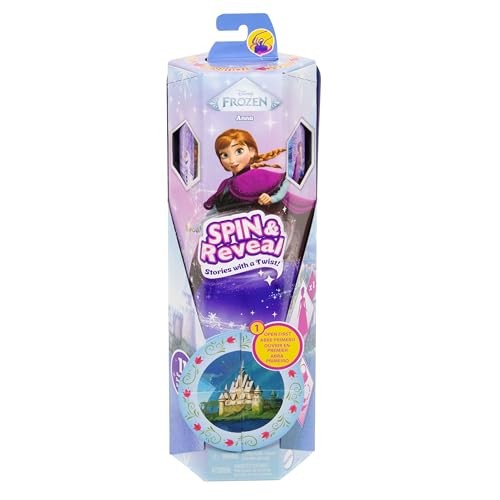 Disney Toys Frozen Anna Doll & 11 Surprises - very slightly damaged box