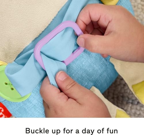 Fisher-Price Learn to Dress Bunny Plush for Toddlers
