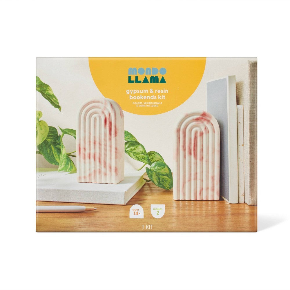 Mondo Llama DIY Bookends Craft Kit - new, open box