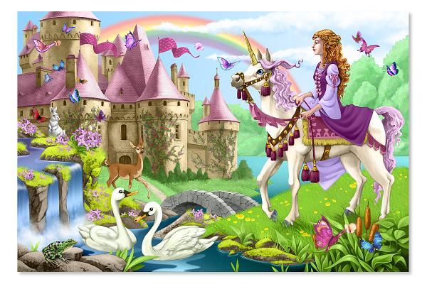 Melissa & Doug Fairy Tale Castle 48-Piece Floor Puzzle