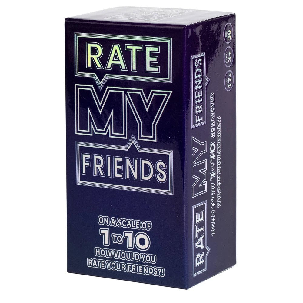 RATE MY FRIENDS Party Game - Hilarious Adult Card Game