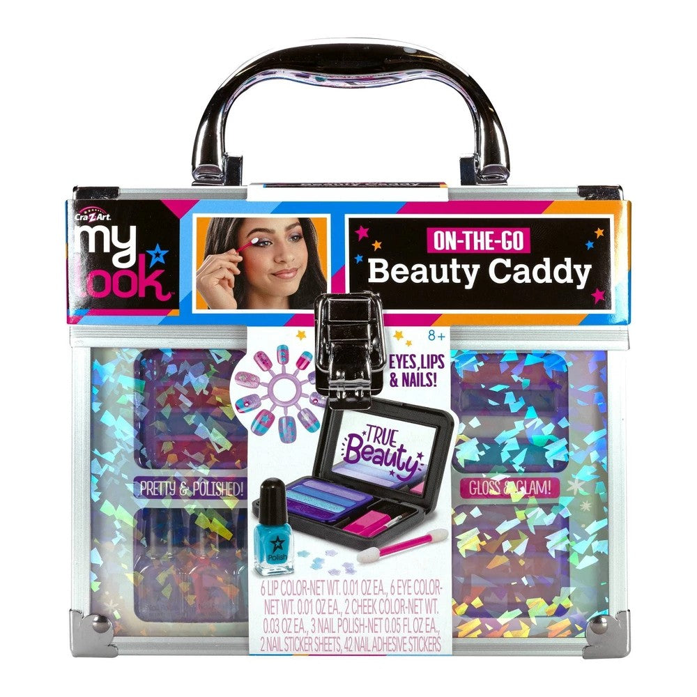 My Look Beauty Caddy: Craft Kit with Nail Polish, Plastic
