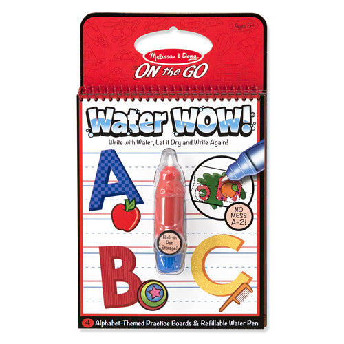 Melissa & Doug Water Wow! Reusable Water-Reveal Activity Pad Alphabet
