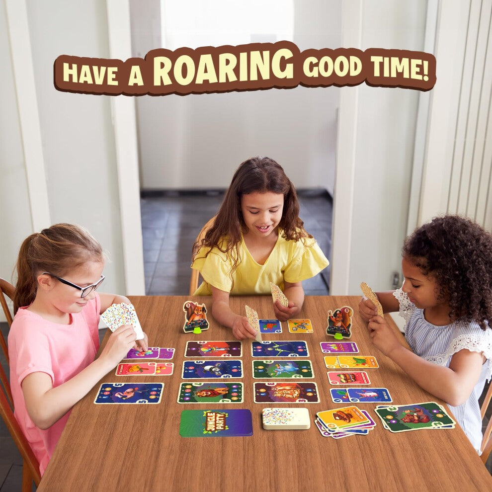 Skillmatics Jungle Party: Strategy & Luck Card Game for Ages 7+