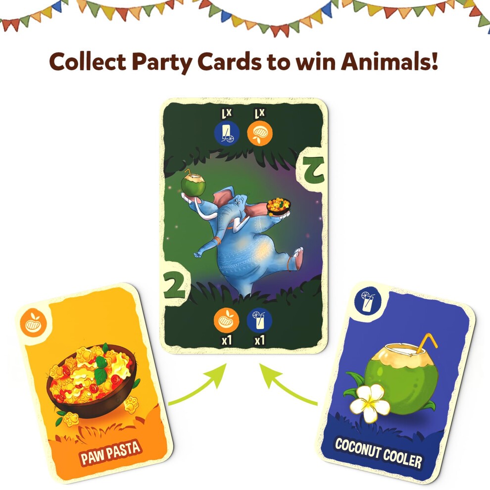 Skillmatics Jungle Party: Strategy & Luck Card Game for Ages 7+