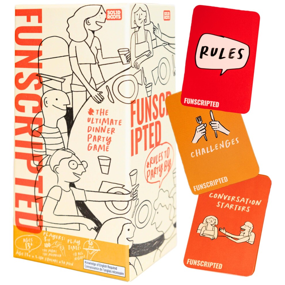 Spin Master-spellen Funscripted Card Game for Ages 13+