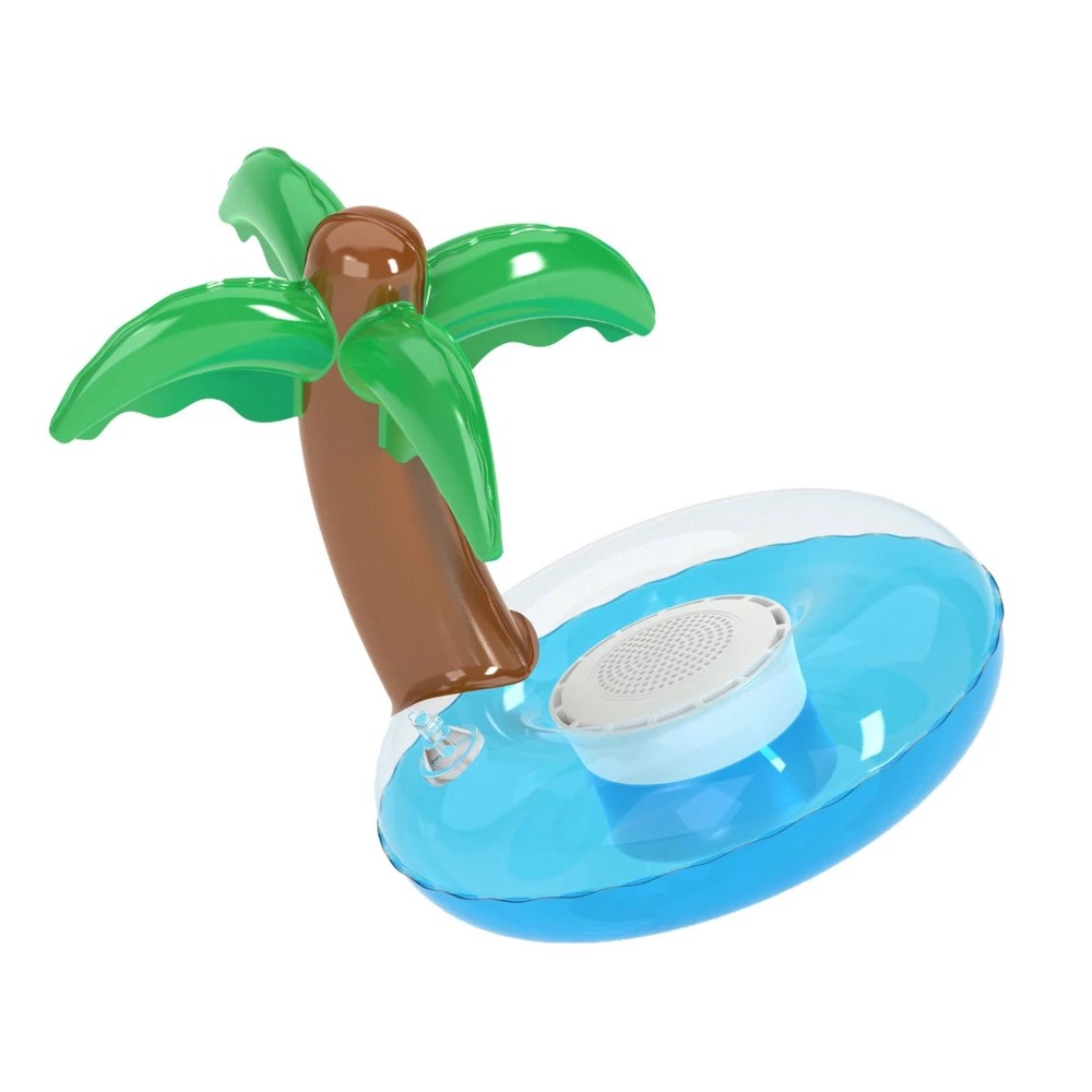 GEMS Palm Tree Novelty Floating Speaker - Blue