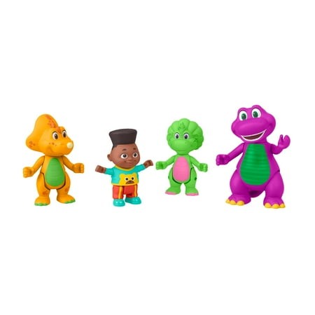 Barney's World Hey Friends Figure Set with 4 Characters