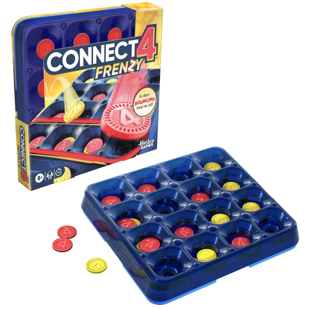 Hasbro Games Connect 4 Frenzy - Family Party Game, Ages 8+