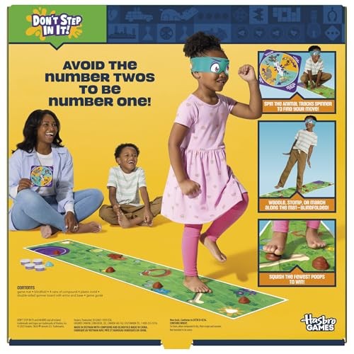 Hasbro Don't Step In It! Game, One Size, Pack of 1