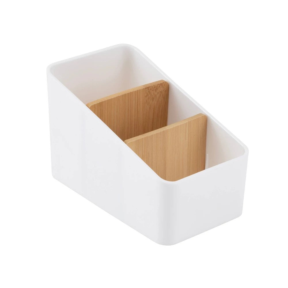 Thinkspace 3 Compartment Storage Organizer White