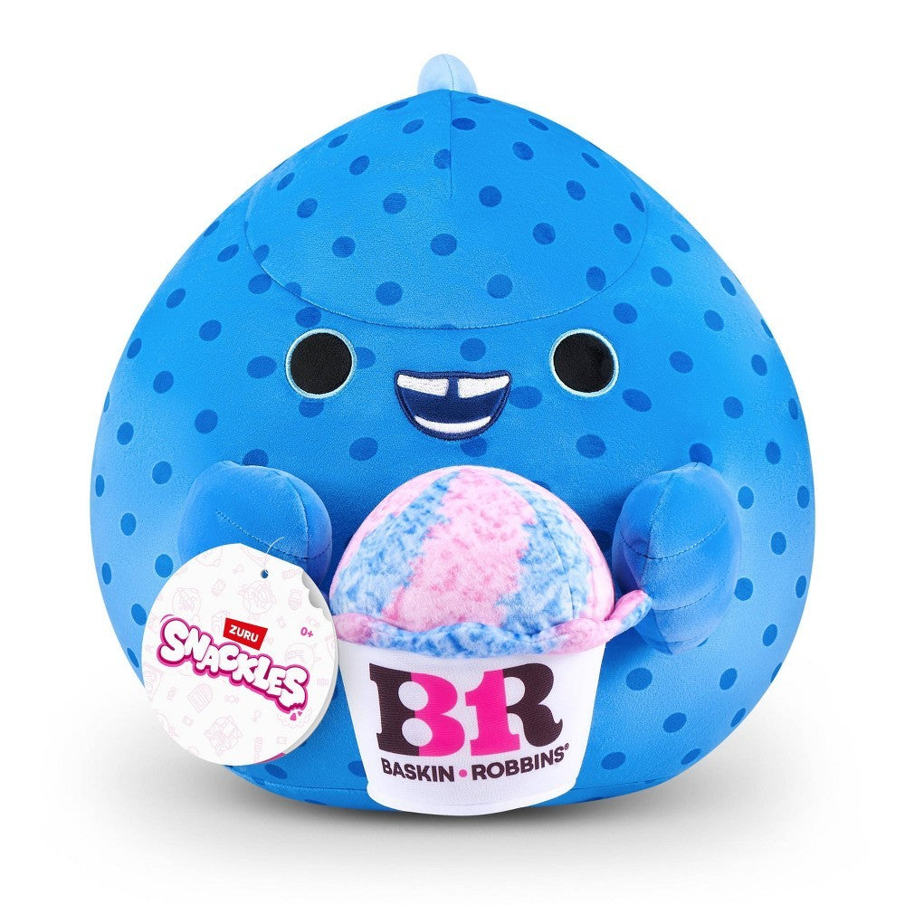 SNACKLES Series 3 Olivia 8-Inch Plush with Baskin Robbins Snack Accessory