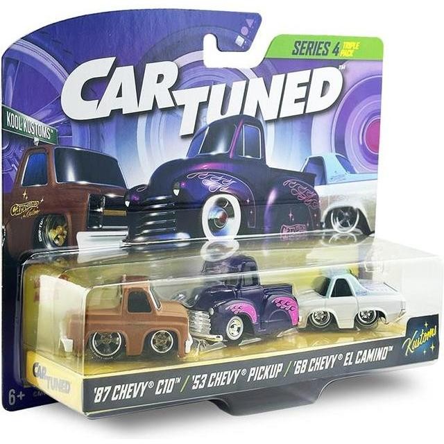 Car Tuned Chevrolet Triple Pack Diecast Model Cars Set