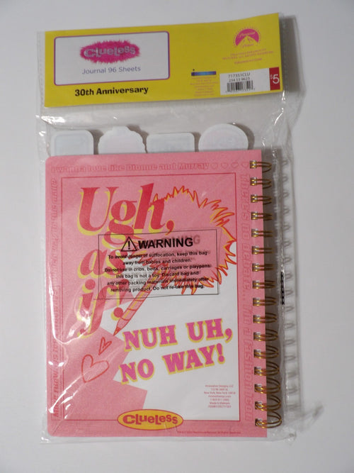 Clueless 30th Anniversary Blush Pink Journal 96 Sheets