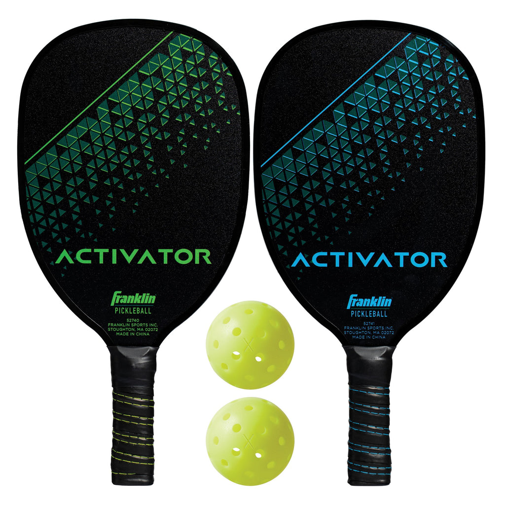 Franklin Pickleball Wooden Paddle Balls Set Outdoor Play
