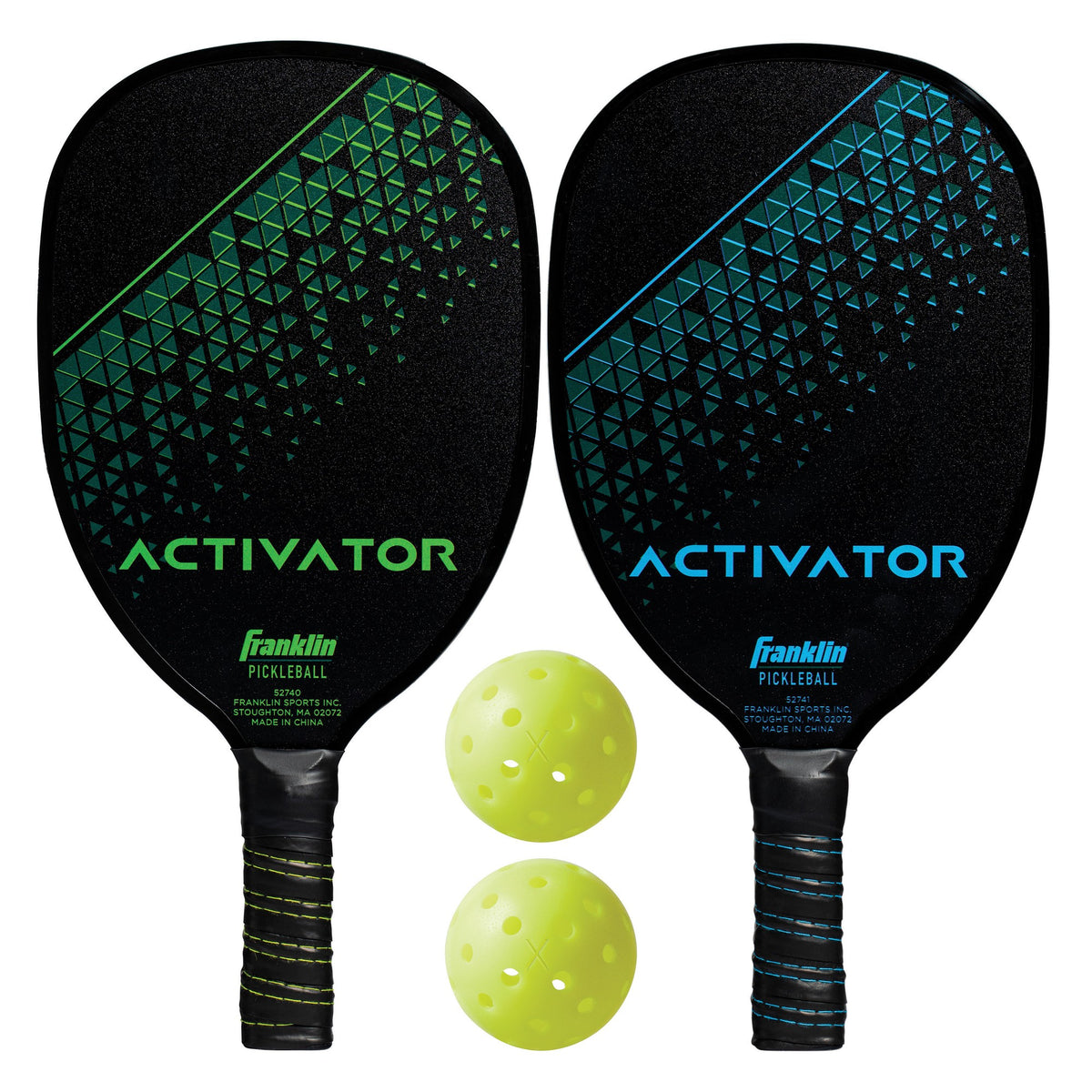 Franklin Pickleball Wooden Paddle Balls Set Outdoor Play