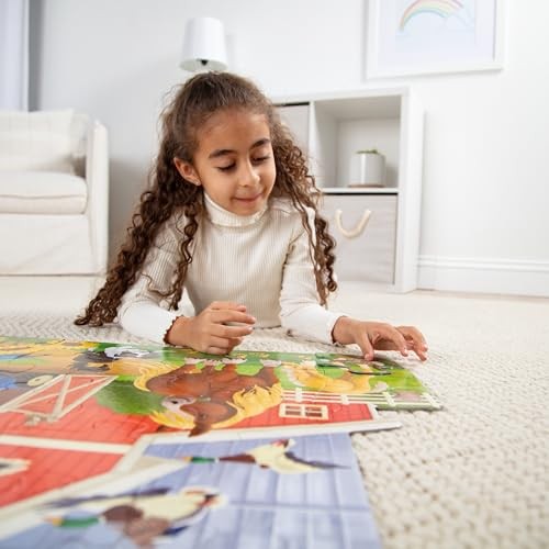 Melissa & Doug Busy Barn 32-Piece Large Floor Puzzle