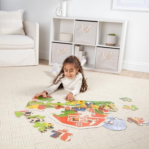 Melissa & Doug Busy Barn 32-Piece Large Floor Puzzle